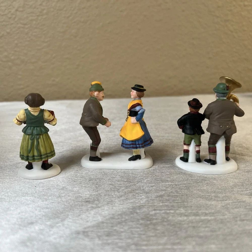 Vintage  Department 56 Polka Fest Set of 3 Heritage Village Collection 56073